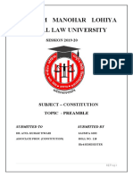 Dr. Ram Manohar Lohiya National Law University: SESSION 2019-20