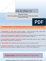 8-Evaluation of Drugs, WHO & ICH Guidlines for stablity