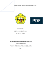 Kasus 1 Laporan Asuhan Keperawatan Diabetes Melitus Pada Pembedahan Tn. RN (Sabtu Harvi H.)