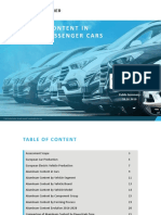 Aluminum Content in European Passenger Cars: Prepared For