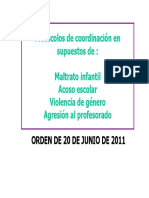 B2 - Protocolos de Actuación Orden de 20 de Junio de 2011