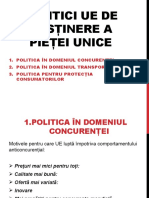 Politici UE de Susţinere A Pieței Unice