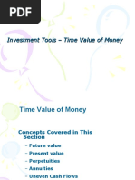 Investment Tools - Time Value of Money