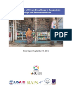 Private Drug Shop Study Bangladesh: Findings & Recommendations
