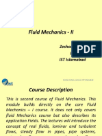 Fluid Mechanics - II: Zeshan Aslam Lecturer IST Islamabad