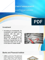 Investment Management: Banks and Financial Institutions