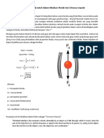 Kecepatan Benda Jatuh Dalam Medium Fluida Cair