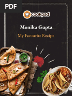 Monika Gupta: My Favourite Recipe