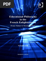 Educational Philosophy in The French Enlightenment. From Nature To Second Nature PDF