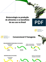 Biotecnologia Na Produção de Alimentos e Os Benefícios de Seu Uso PDF