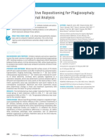 Helmet Versus Active Repositioning For Plagiocephaly: A Three-Dimensional Analysis