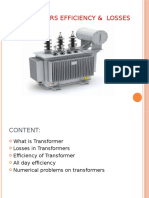 Transformers Efficiency & Losses