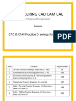 CAD-CAM PRACTICE DRAWINGS For BEGINNERS PDF