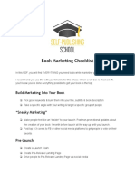 Book Marketing Checklist
