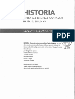 Historia Desde Las Primeras Sociedades Hasta El S XV - Santillana PDF