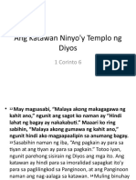 1 Cor 6 Ang Katawan Ninyo'y Templo NG Diyos