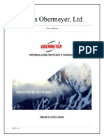 Sports Obermeyer, LTD.: Case Analysis