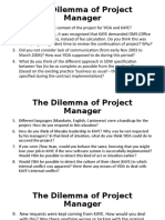 The Dilemma of Project Manager Syndicate Assignment 20march2020