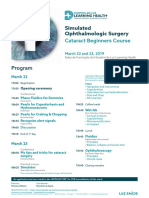 Simulated Ophthalmologic Surgery: Program