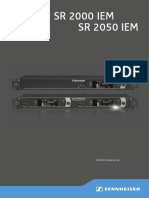 SR 2000 IEM SR 2050 IEM Manual 12 2016 ES PDF