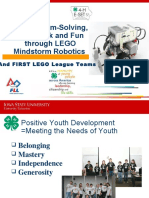 4-H Problem-Solving, Teamwork and Fun Through LEGO Mindstorm Robotics