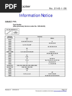 Information Notice: Subject: Fuel Fuel Quality (Was Previously Service Letter No. 1255-28-95)