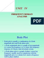 Unit Iv: Frequency Domain Analysis