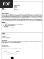 Name-Age/Sex - MRD No. - Date of Admission - Ward - Address - Diagnosis - History Taking History of Present Illness