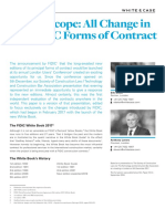 Kaleidoscope: All Change in The FIDIC Forms of Contract