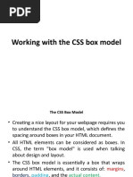 Working With The CSS Box Model