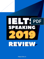 IELTS Speaking Review 2019 PDF