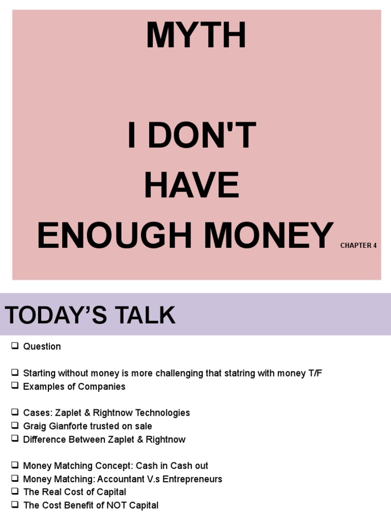 Bootstrapping New Ventures How Starting With Little Money Can Generate