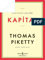Yirmi Birinci Yüzyılda Kapital - Thomas Pikkety