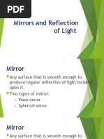 Mirrors and Reflection of Light