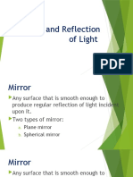Mirrors and Reflection of Light