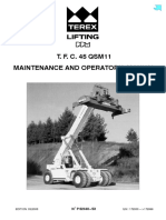 Maintenance and Operator'S Manual T. F. C. 45 QSM11