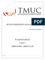 Unit 5: Human Resource Management