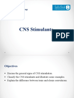 CNS Stimulants: College of Pharmacy Department of Pharmacology