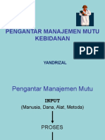 PENGANTAR Mutu Pelayanan