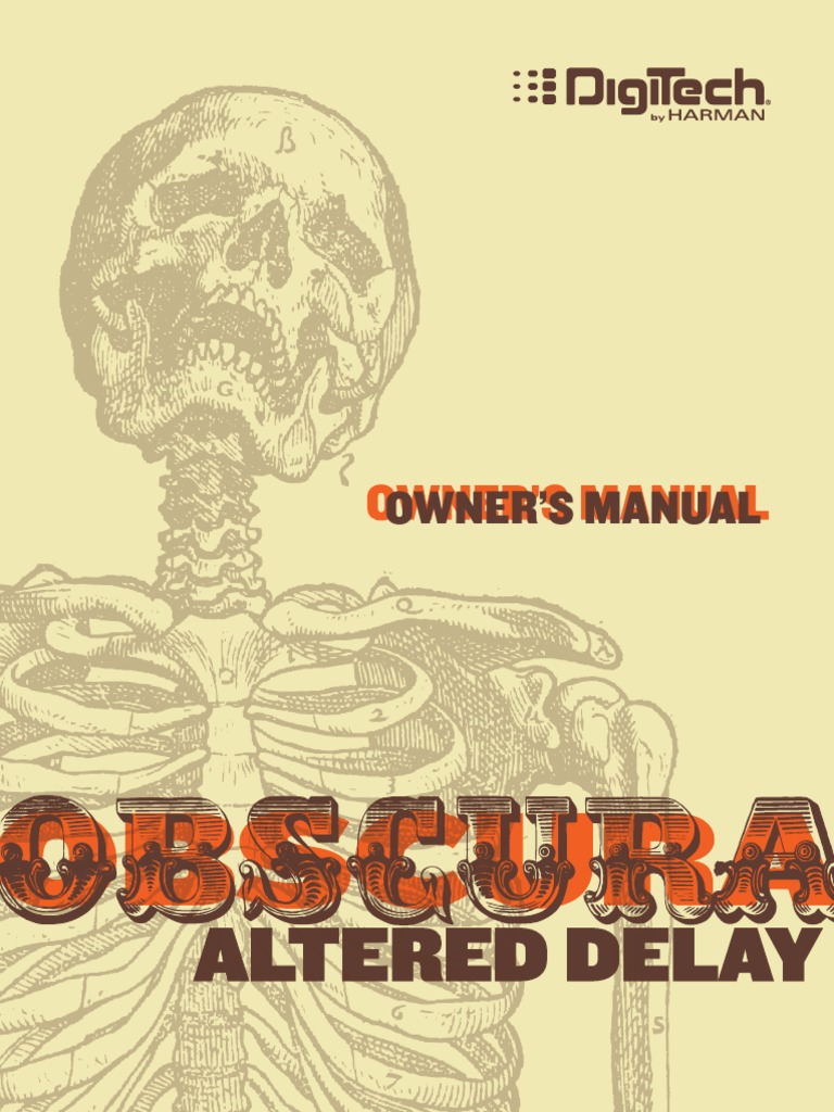 Obscura Delay Manual PDF PDF Amplifier Power Supply