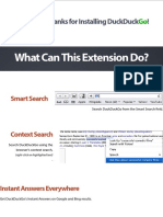 What Can This Extension Do?: Thanks For Installing Duckduck Go !