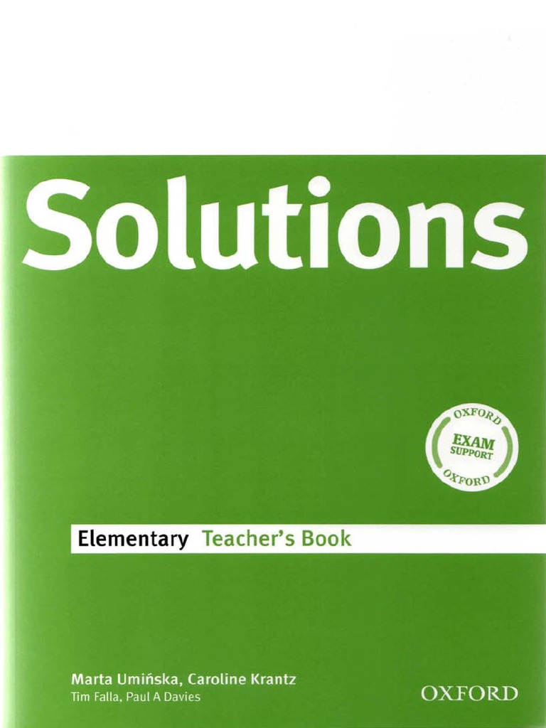 Solutions Elementary TB PDF PDF Test (Assessment) Teachers