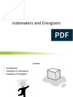 Icebreakers and Energisers