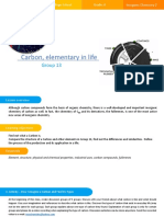 Carbon, Elementary in Life: Duration: 150 Min College School Grade: 6 Inorganic Chemistry 2