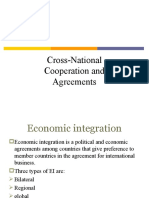 Cross-National Cooperation and Agreements