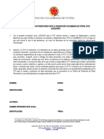 Formato Decalaraciones y Autorizaciones JUGADORES PDF
