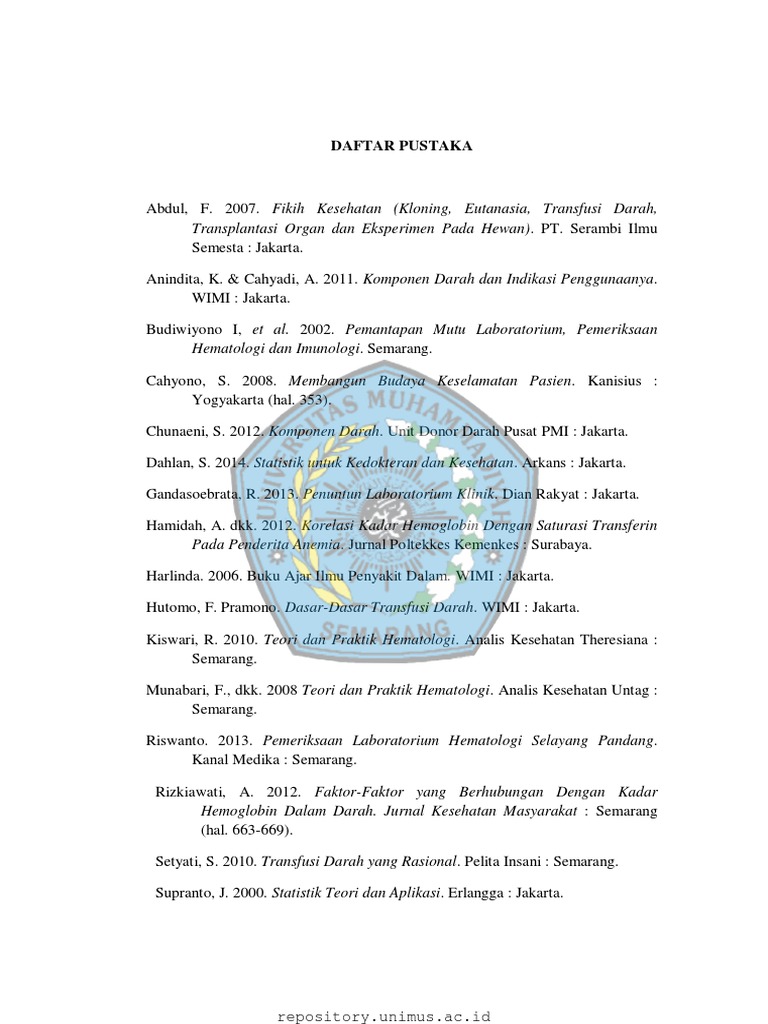 DAFTAR PUSTAKA 2020 New | PDF