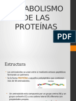 Metabolismo de Las Proteínas