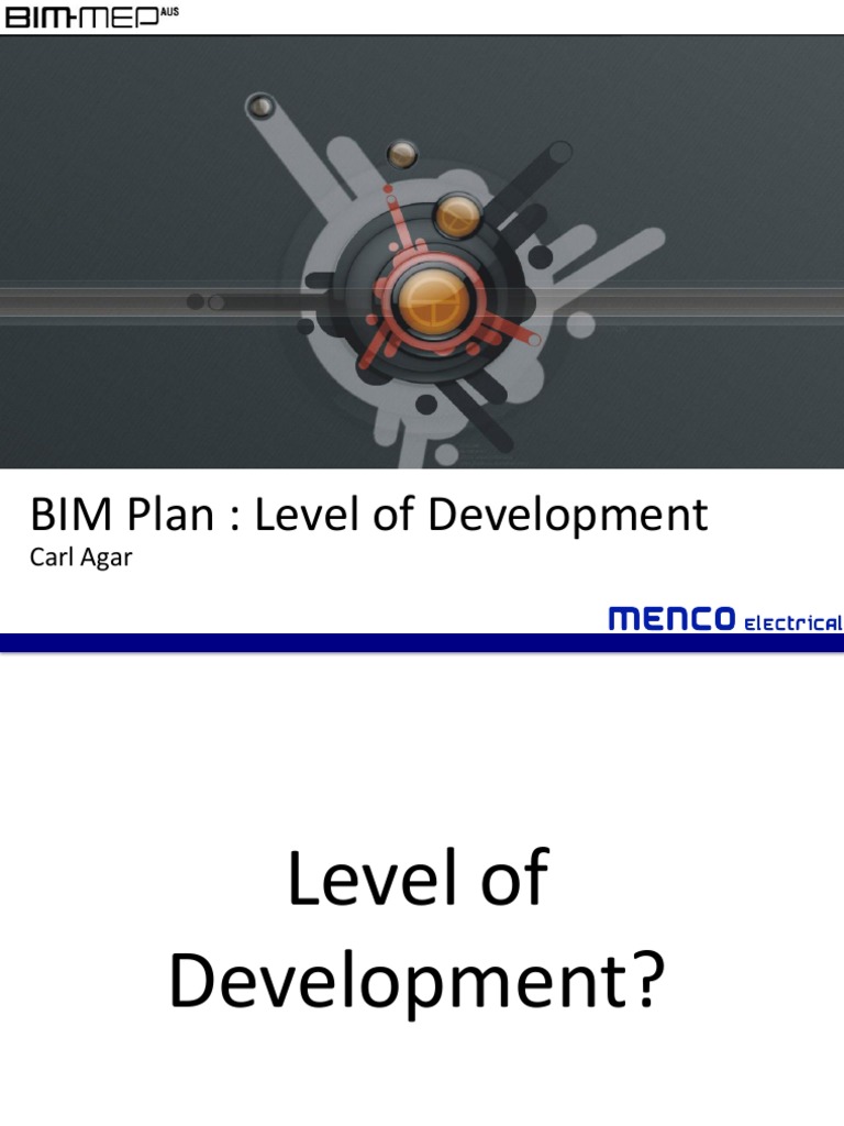 Defining Levels of Development in a BIM Plan PDF Building