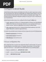 Configure Android Studio - Android Developers